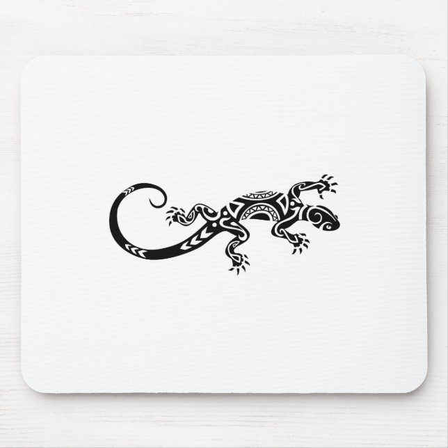 Maori- Tätowierung der Eidechse Mousepad (Vorne)