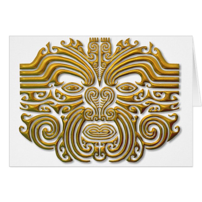 Maori Tattoo - Gold (Vorderseite (Horizontal))