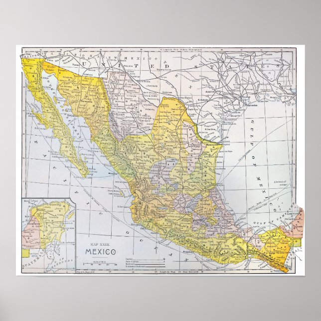 MAP: MEXIKO POSTER (Vorne)