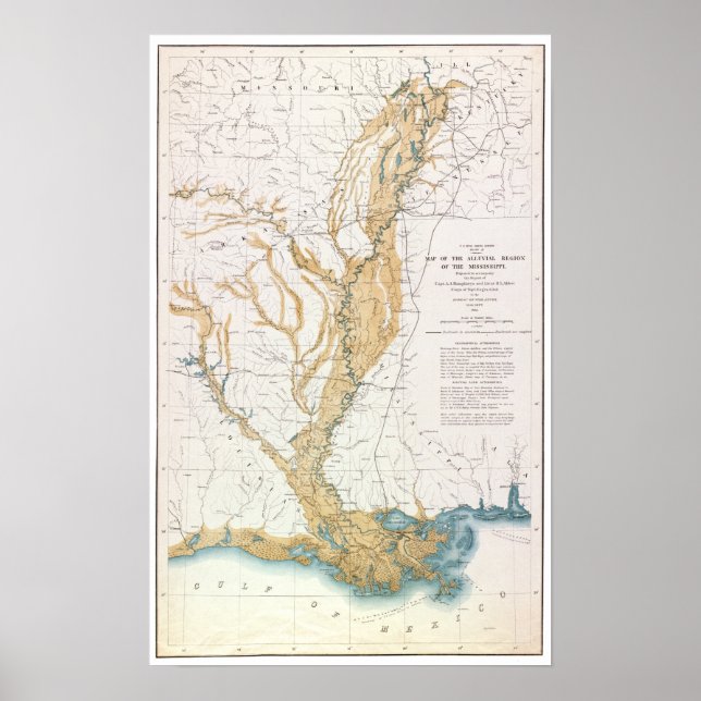 MAP: MISSISSIPPI RIVER, 1861 POSTER (Vorne)