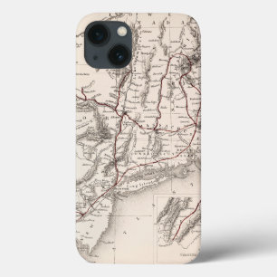 Map: Northeast USA Case-Mate iPhone Hülle