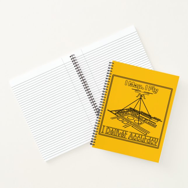 Map Note Book - Surveyor/GIS/Cartographer/Drone Notizbuch (Innenseite)