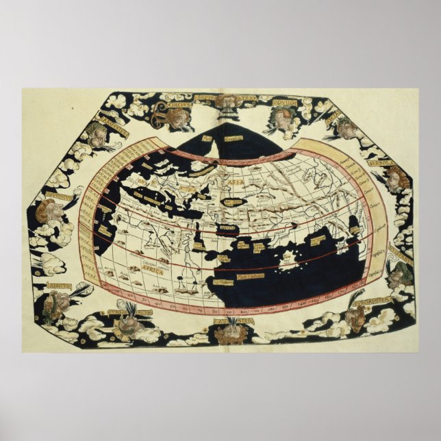 Map of the world poster (Vorne)