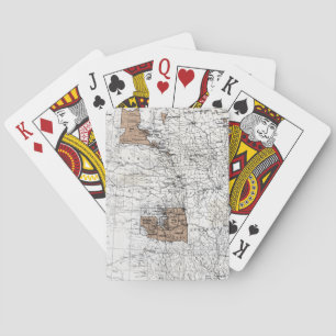 MAP: RESERVATIONS, 1888 SPIELKARTEN