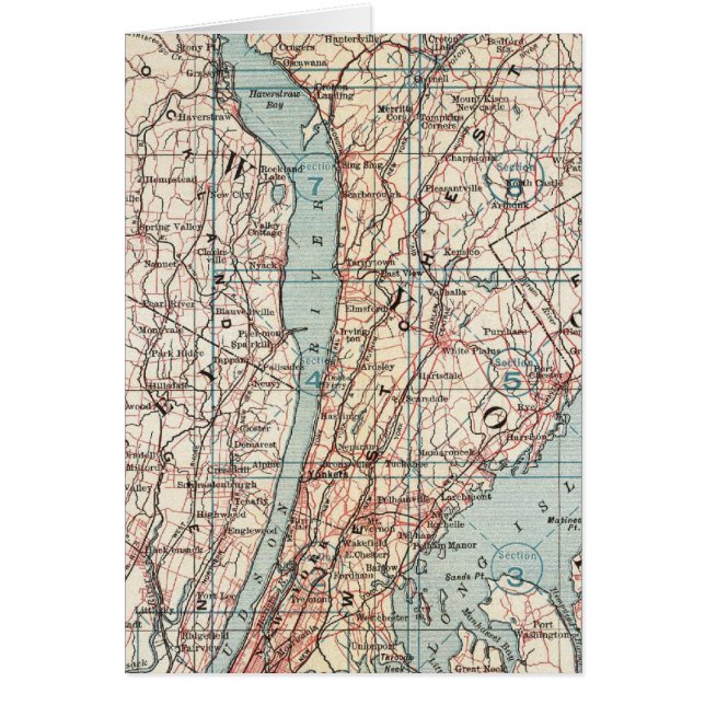 Map Westchester Landkreis, New York (Vorne)