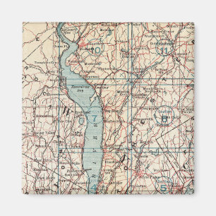 Map Westchester Landkreis, New York Magnet