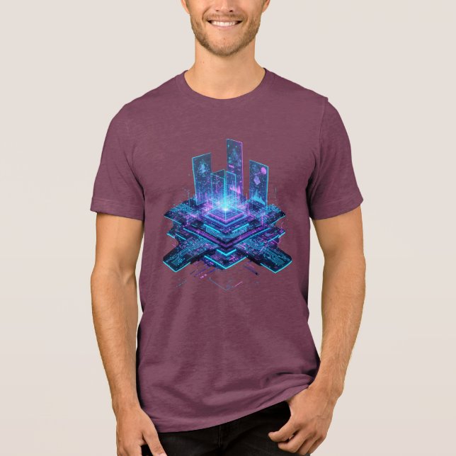 Mapa de circuitos Tri-Blend shirt (Vorderseite)