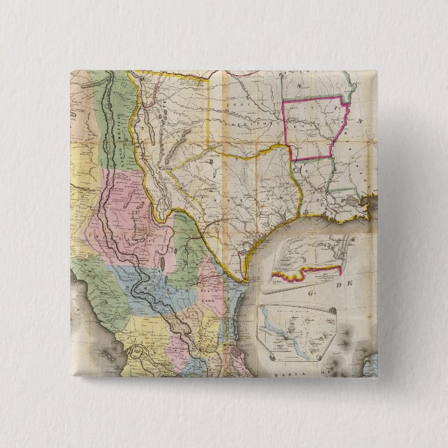 Mapa de los Estados Unidos de Mejico Button (Vorderseite)