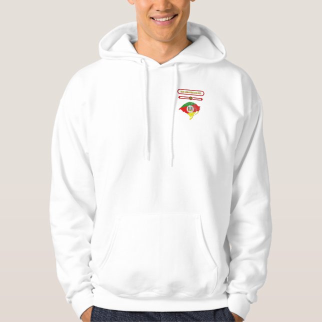 MAPA DO RIO GRANDE DO SUL. SAMER BRASIL HOODIE (Vorderseite)