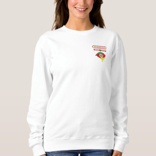 MAPA DO RIO GRANDE DO SUL. SAMER BRASIL SWEATSHIRT (Vorderseite)
