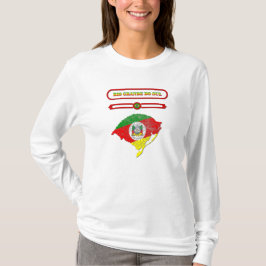 MAPA DO RIO GRANDE DO SUL. SAMER BRASIL T-Shirt