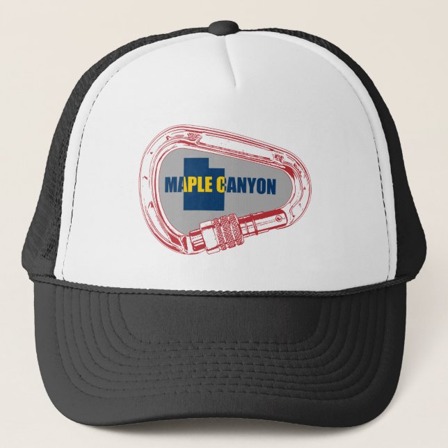Maple Canyon Klettergarten Truckerkappe (Vorderseite)