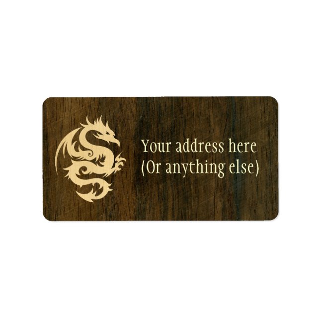 Maple Dragon Adressaufkleber (Vorne)