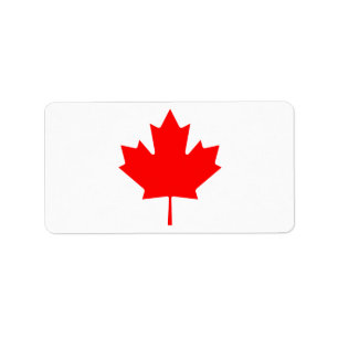 Maple Leaf Aufkleberblatt Vinyl-Aufkleber Produk Adressaufkleber
