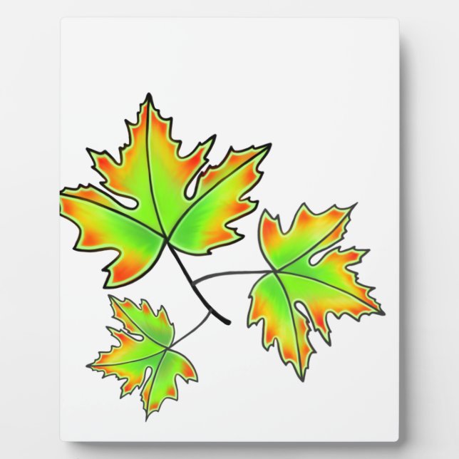 Maple Leaf Fotoplatte (Vorderseite)