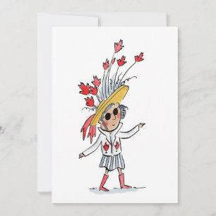 Maple Leaf Hat Einladung
