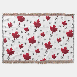 Maple Leaf Match Day Kanadischer Fußball Decke