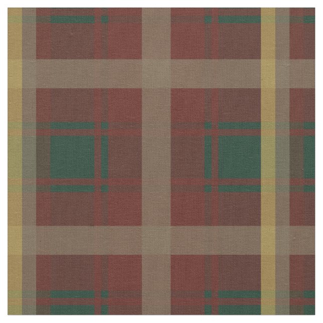 Maple Leaf Tartan Stoff (Nahaufnahme)