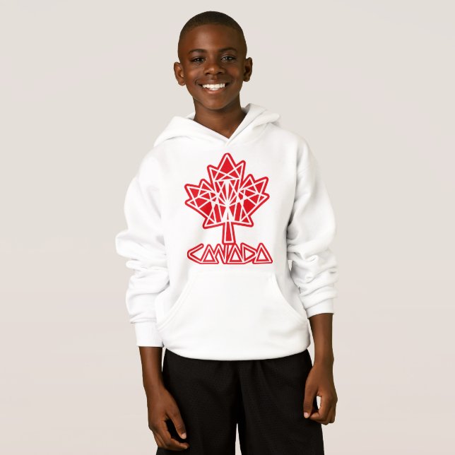 MAPLE MADE WITH TRIANGLES CANADA FLAG BY MASANSER (Devant entier)