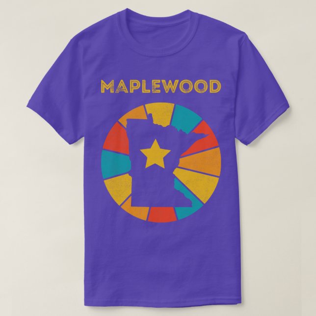 Maplewood Minnesota Vintag Distressed Souvenir 1 T-Shirt (Design vorne)
