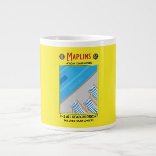 Maplins Vintage britische Ferienlager   Jumbo-Tasse