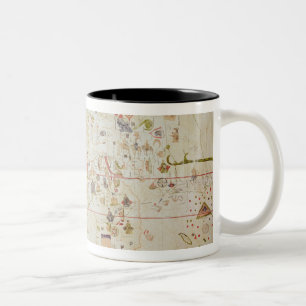 Mappa Mundi, 1502 Zweifarbige Tasse