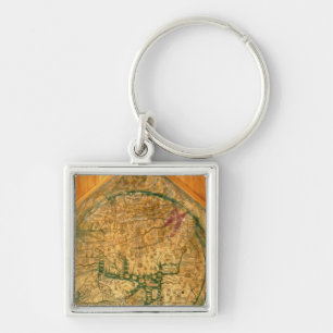 Mappa Mundi, c.1290 Schlüsselanhänger