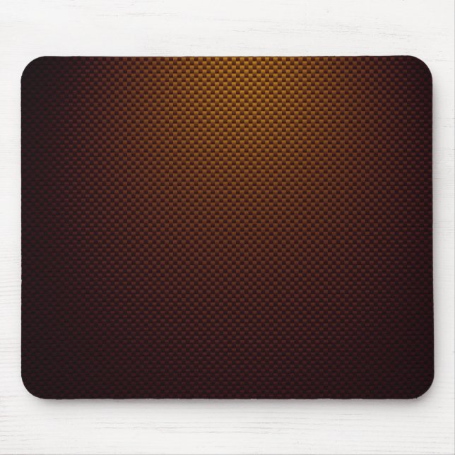Mäppchen mit honigschwarzem Kohlenstofffasermuster Mousepad (Vorne)