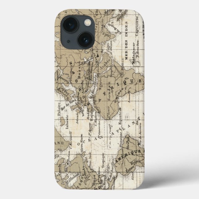 Mappemonde Case-Mate iPhone Hülle (Rückseite)