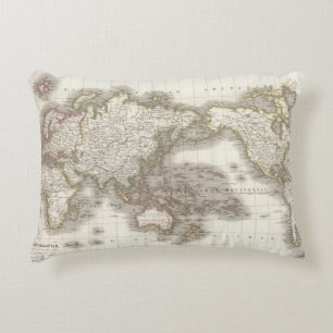 Mappemonde - Kugelkarte Zierkissen