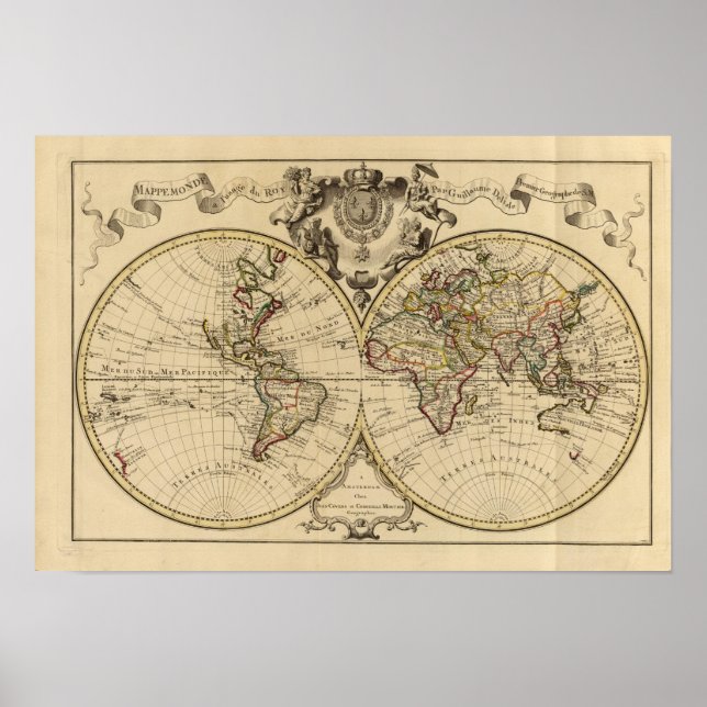 Mappemonde Poster (Vorne)