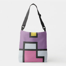 【mapper #2】幾何学 抽象画 モダン レトロ tragetaschen mit langen trägern