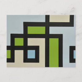 【mapper #3】ポストカード 抽象画 モダン レトロ postkarte