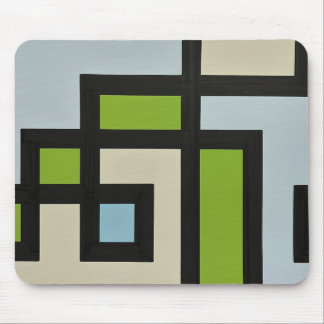 【mapper #3】マウスパッド 抽象画 モダン レトロ mousepad