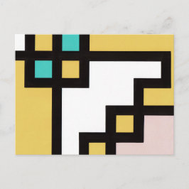 【mapper #4】ポストカード 抽象画 モダン レトロ postkarte