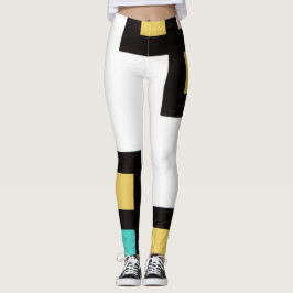 【mapper #4】レギンス 抽象画 モダン レトロ leggings