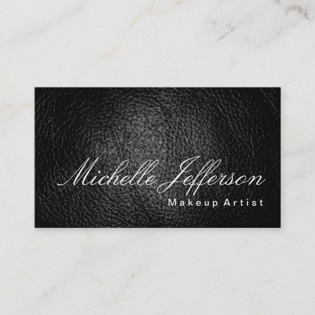 Maquillage Artiste Calligraphie Carte de visite en (Devant)