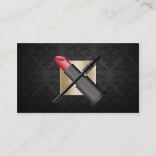 Maquillage Artiste Gold Étiquette Élégant noir Dam