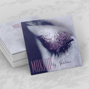 Maquillage Artiste Oeil gris Carte de visite