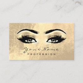 Maquillage Eyebrow Eyes Lashes Cartes de rendez-vo