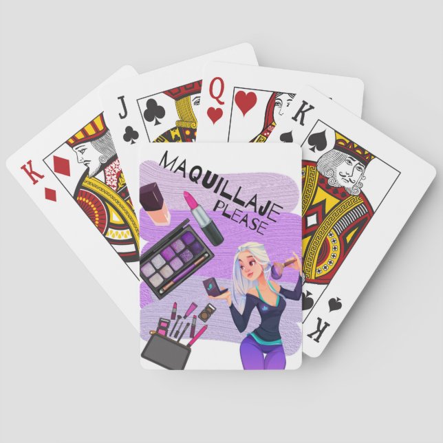 MAQUILLAJE BITTE SPIELKARTEN (Rückseite)