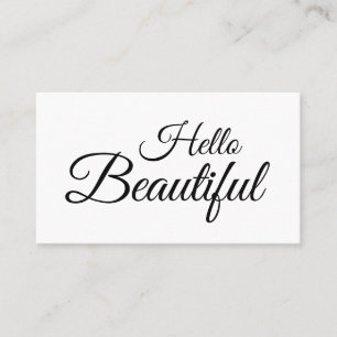 Maquilleur, carte de visite de coiffeur/salon