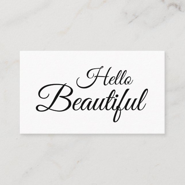 Maquilleur, carte de visite de coiffeur/salon (Devant)