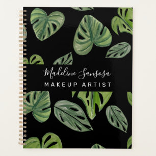 Maquilleuse Jungle Verdure Aquarelle Monstera