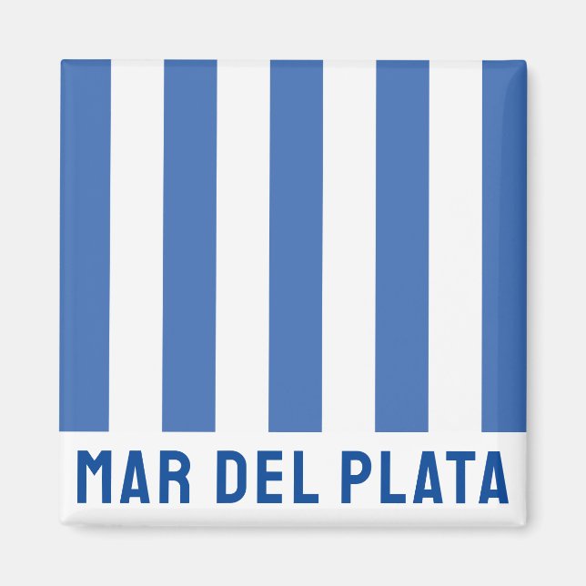 Mar del Plata (Flagge), Argentinien Magnet (Vorne)