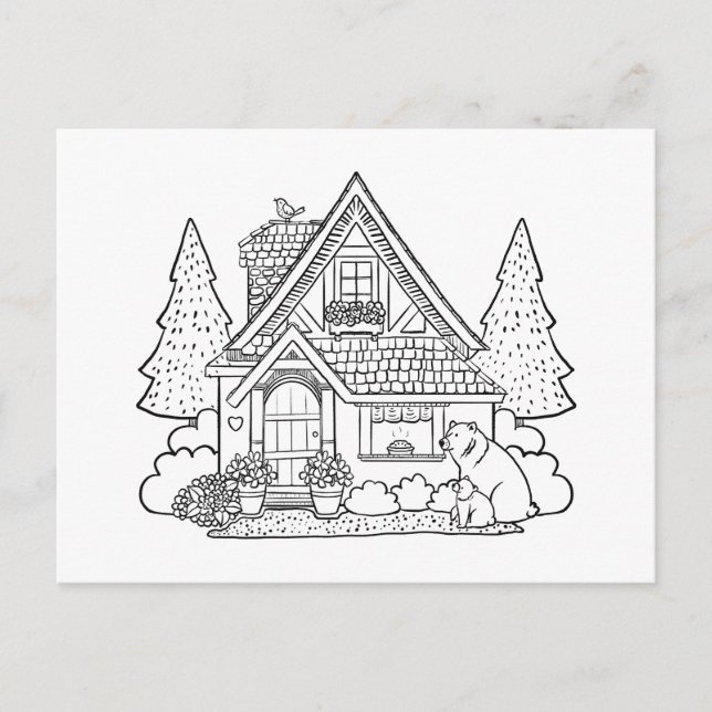 Mar House Feiertagspostkarte (Vorderseite)