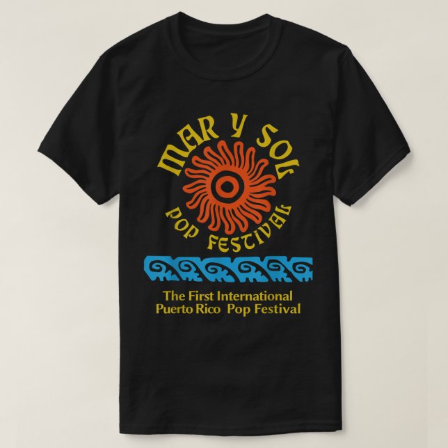 Mar y Sol Pop Festival T-Shirt (Design vorne)