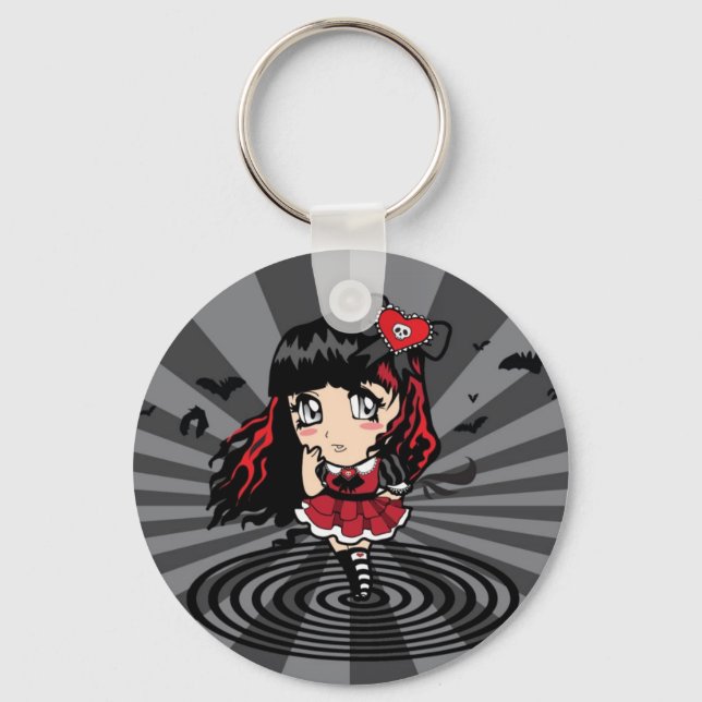 Mara Chibi Red Schlüsselanhänger (Vorderseite)