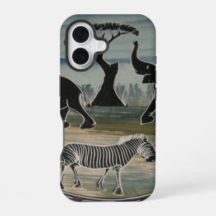Mara Trompete Ruhm Afrikanischer Elefant Zebra Des iPhone 16 Hülle
