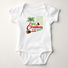 Marac and Cuatro Trini Christmas - Lil Parrandero Baby Strampler